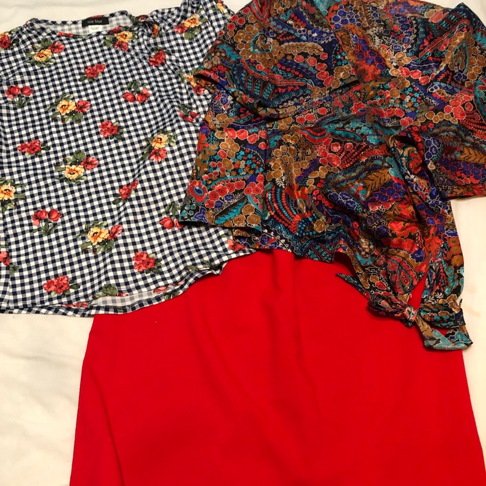 Shirt and 2 tops